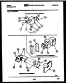 Refrigerator control assembly, damper control assembly and f