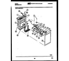 Gibson RS22F9WS1H ice door, dispenser and water tank diagram