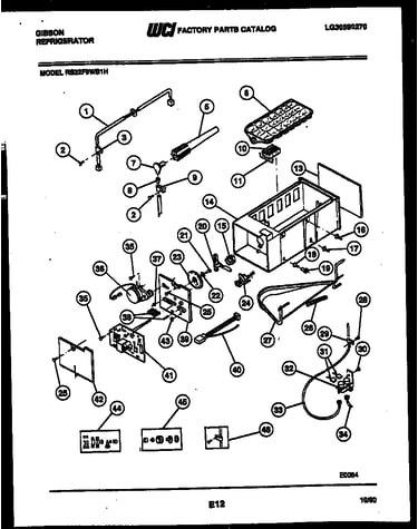 Ice maker and installation parts