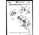 Gibson DG27A5WXFC motor and blower parts diagram