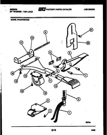 Portable washer components