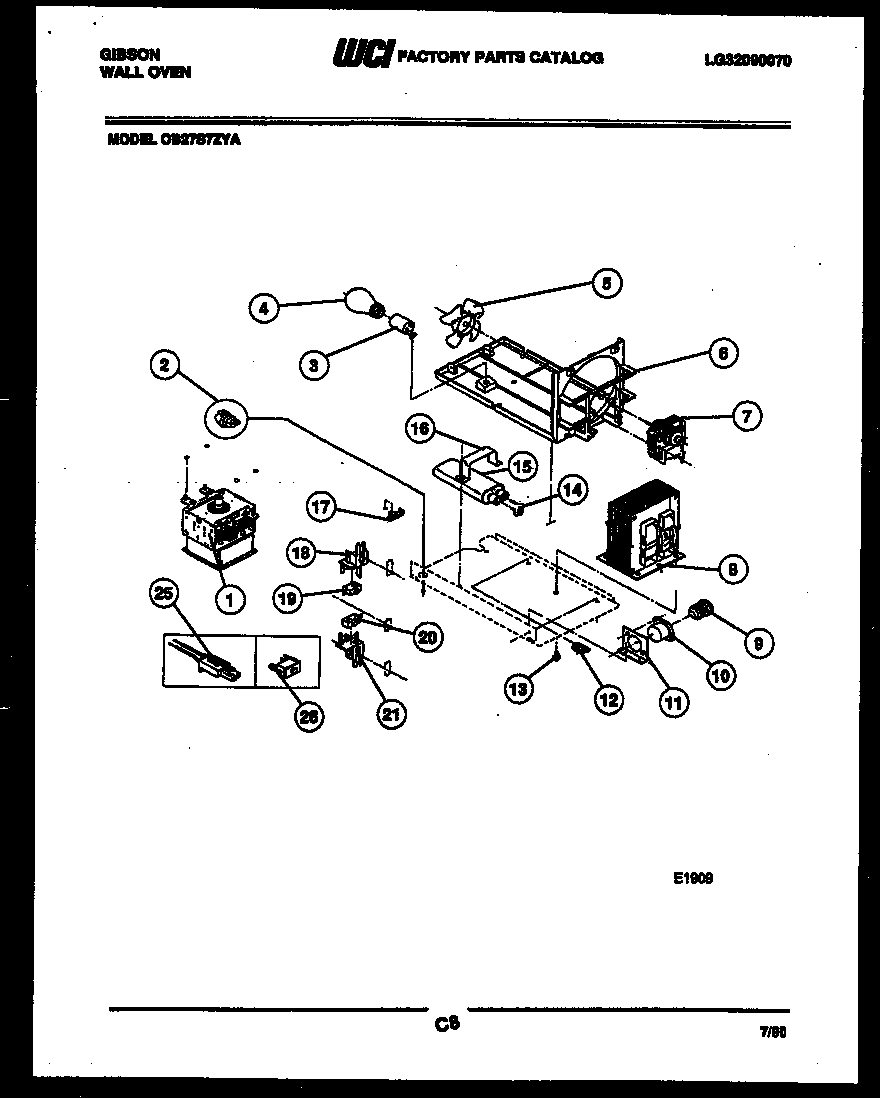 Motor and electrical parts