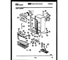 Gibson FV16F5WXFB cabinet parts diagram