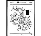Gibson FV16F5WXFB system and automatic defrost parts diagram