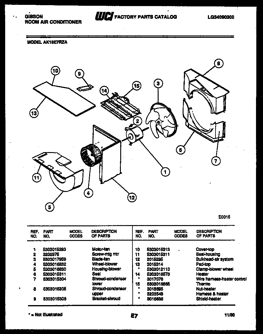 Air handling parts