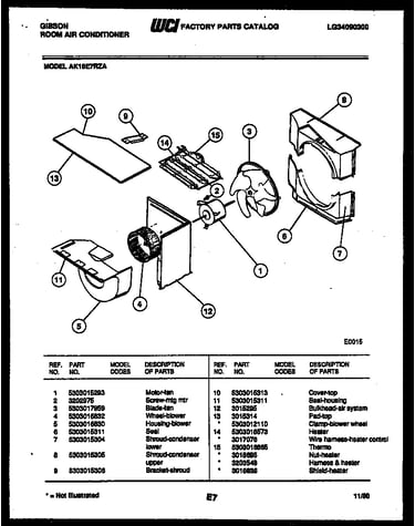Air handling parts