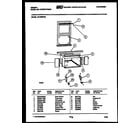 Gibson AK18E5RZA cabinet and installation parts diagram