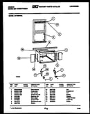 Cabinet and installation parts