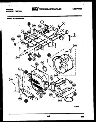 Control, seal and drum assembly