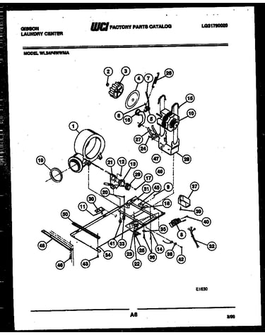 Motor, blower and idler arm assembly