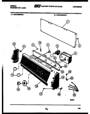 Console and control parts