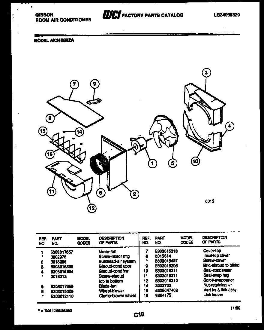 Air handling parts