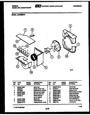 Air handling parts