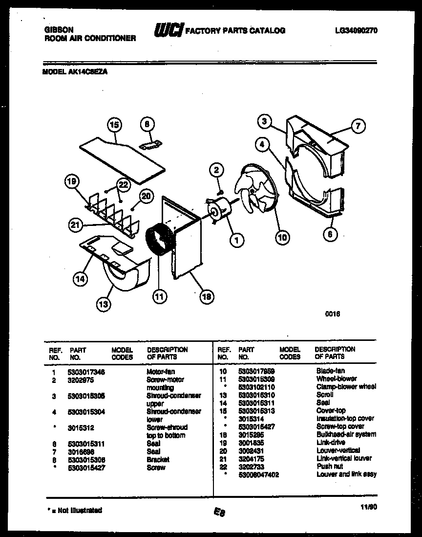 Air handling parts