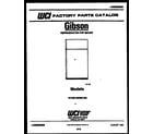 Gibson RT19F9WT3D cover page diagram
