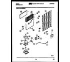 Gibson RD19F9WT3D system and automatic defrost parts diagram