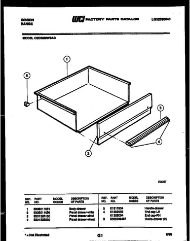 Drawer parts