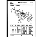 Gibson CGC2M5WXB broiler drawer parts diagram