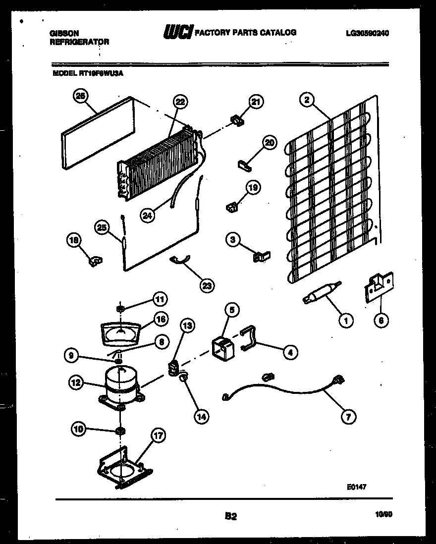 System and automatic defrost parts