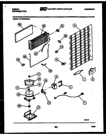 System and automatic defrost parts