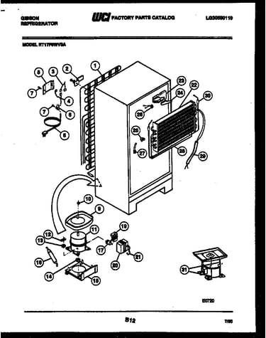 System and automatic defrost parts