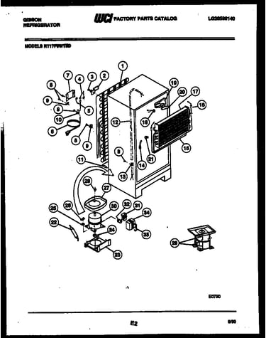 System and automatic defrost parts