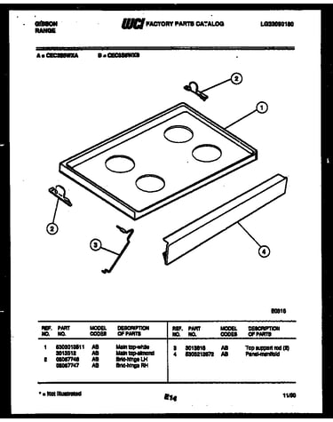 Cooktop parts