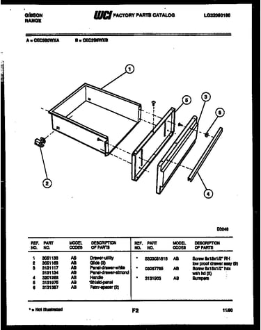 Drawer parts