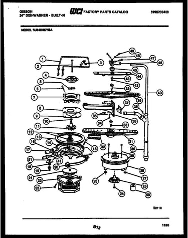 Motor pump parts