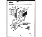 Gibson RT19F8WT3J system and automatic defrost parts diagram
