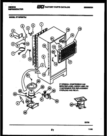 System and automatic defrost parts