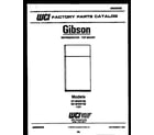 Gibson RT19F9WT3E cover page diagram