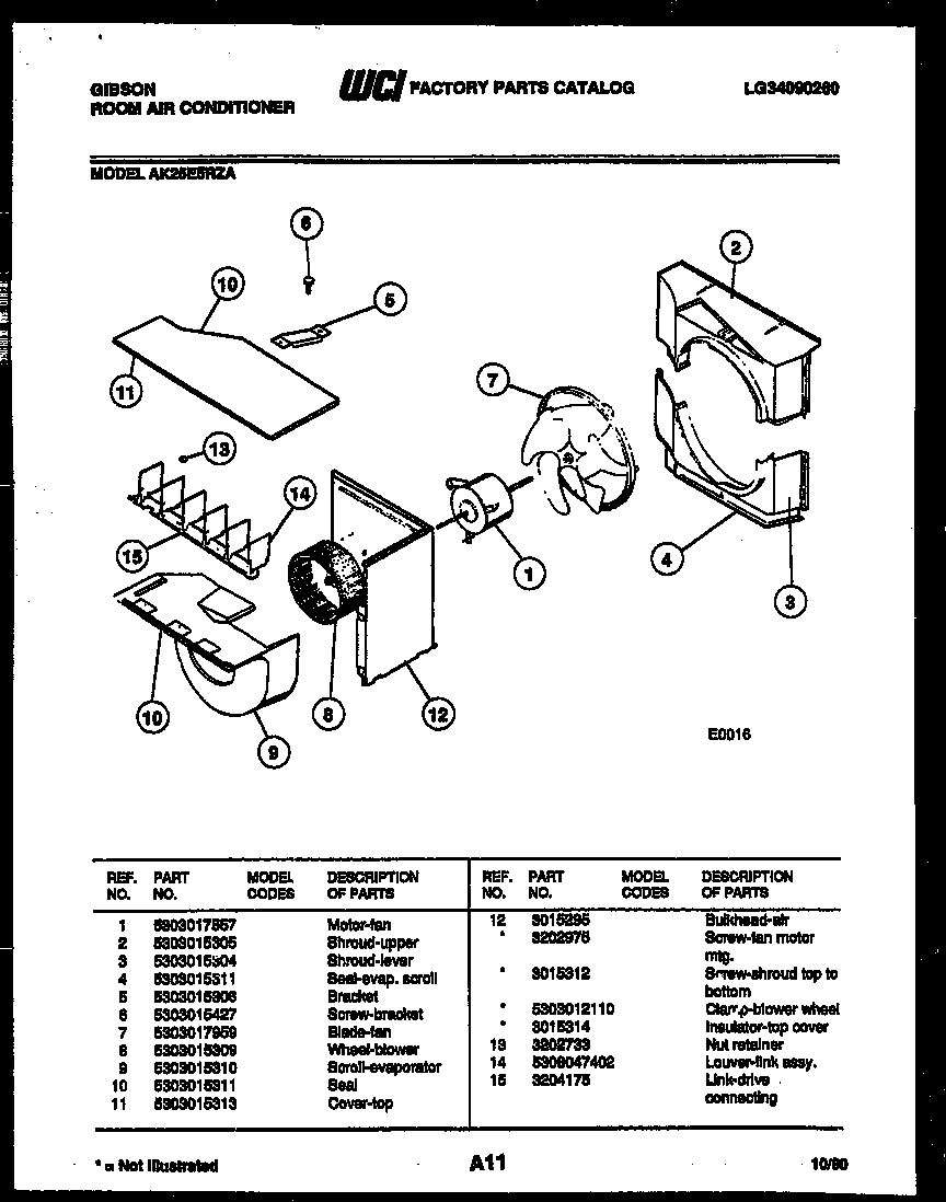 Air handling parts