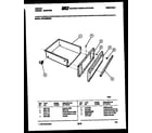 Gibson CEC4M6WXC drawer parts diagram