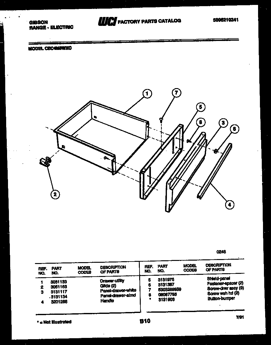 Drawer parts