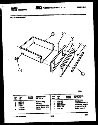 Drawer parts