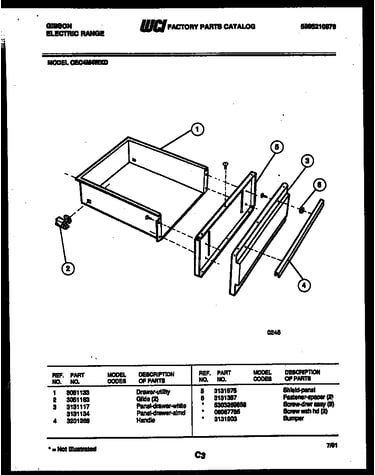 Drawer parts