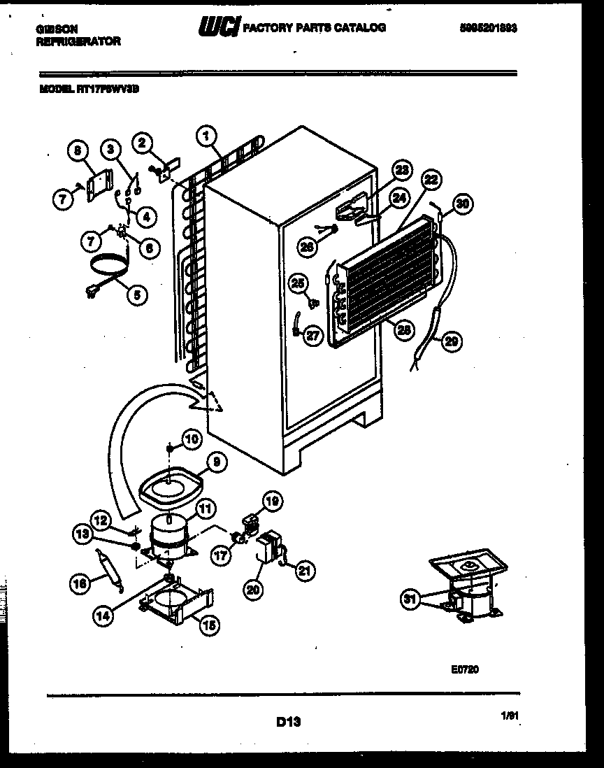 SYSTEM AND AUTOMATIC DEFROST PARTS