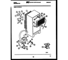 Gibson RT19F6WV3D system and automatic defrost parts diagram