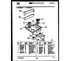Gibson CEB3M2WSTF backguard and cooktop parts diagram