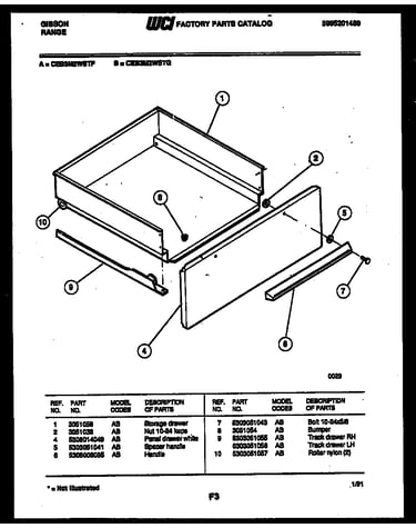 Drawer parts