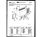 Gibson AM09C4EZA cabinet and installation parts diagram