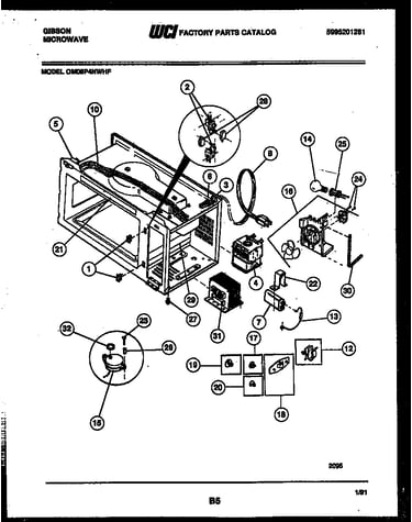 Body, motor and electrical parts