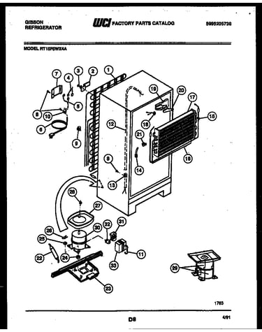 System and automatic defrost parts