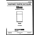 Gibson RT17F3WX4B cover page diagram