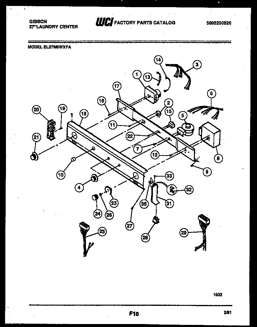 Console and control parts
