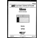 Gibson AL08C4EVB cover page diagram
