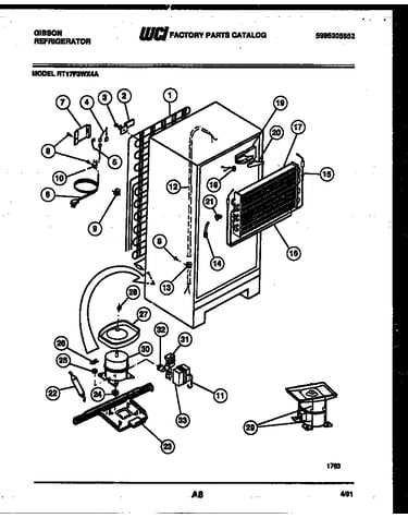 System and automatic defrost parts