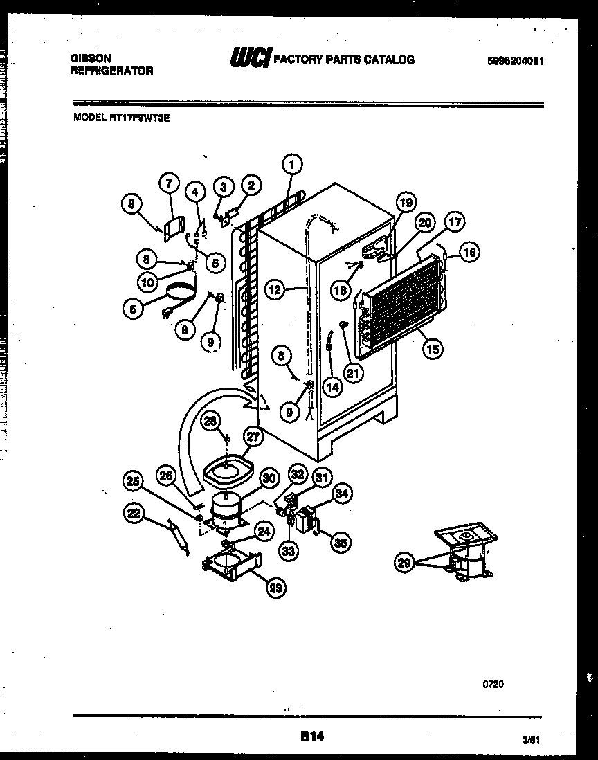 SYSTEM AND AUTOMATIC DEFROST PARTS