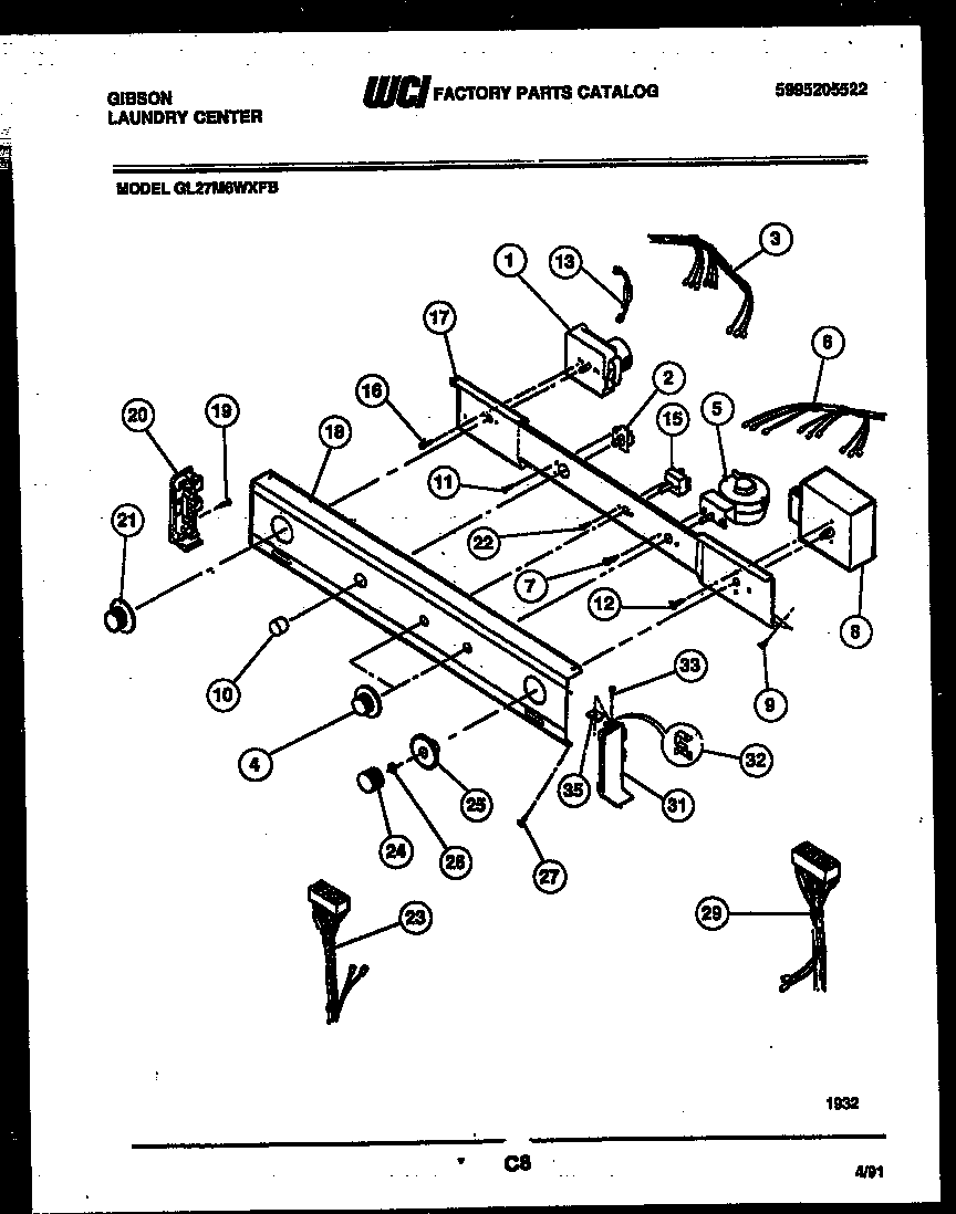 Console and control parts